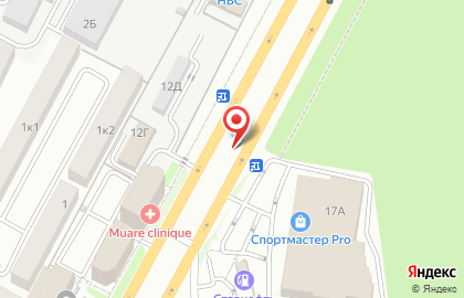 Рекламный щит 3х6м. на проспекте Кулакова на карте