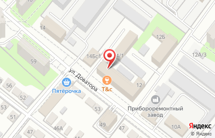 ООО "МТК" на улице Доватора на карте