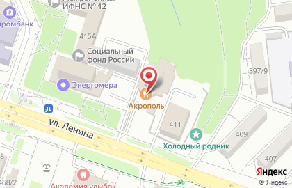 Гостиничный комплекс Акрополь на улице Ленина на карте