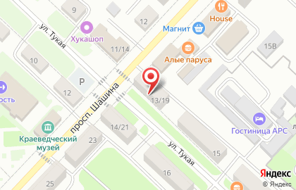 Аптека Планета Здоровья на улице Тукая, 13 в Лениногорске на карте