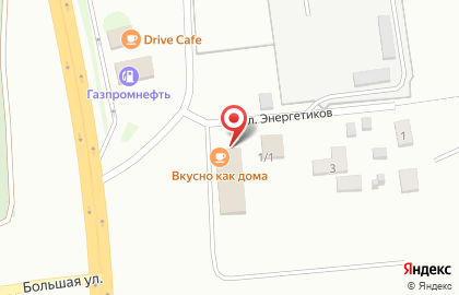 Гостиница Галактика на улице Энергетиков на карте