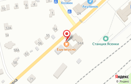 Киоск быстрого питания Ешь Вкусно на карте