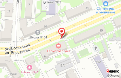 Котел & Колонка на улице Восстания на карте