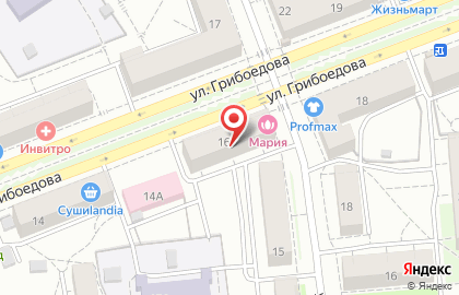 СК СТРОЙПЛЮС на улице Грибоедова на карте