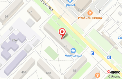 Продуктовый магазин Грош в Отрадном на карте