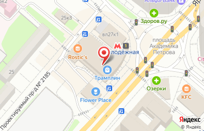 Студия депиляции Воск на Ярцевской улице на карте