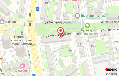 Кондитерская Карамель на улице Черняховского на карте