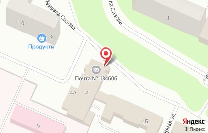 Почта Банк в Мурманске на карте