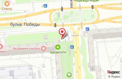 Киоск по продаже кондитерских изделий в Коминтерновском районе на карте