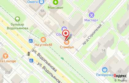 Магазин фастфудной продукции на улице 15-й микрорайон на карте