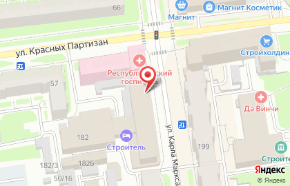 Аптека 5+ на улице Карла Маркса, 182 на карте