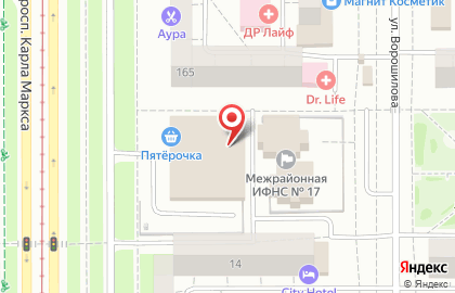 Кафе быстрого питания в Орджоникидзевском районе на карте