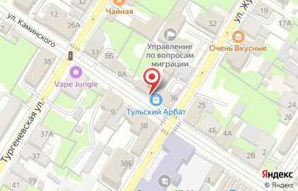 Магазин товаров для шитья и рукоделия Булавочка в Центральном районе на карте