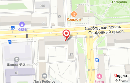 Ломбард Регион 24 на Свободном проспекте на карте