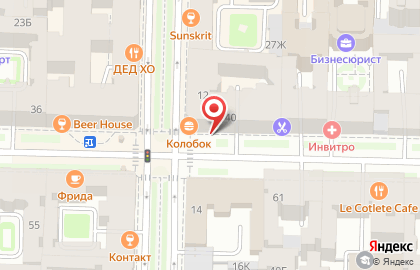Аптека Первая Помощь на улице Чайковского на карте