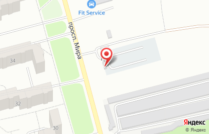Автостоянка в Кемерово на карте