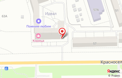 Продуктовый магазин в Санкт-Петербурге на карте