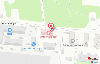 Ворошневская врачебная амбулатория на карте