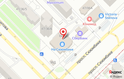 Хочуногти.рф на проспекте Сююмбике на карте