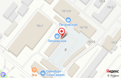 Продовольственный магазин на Лесозащитной улице на карте