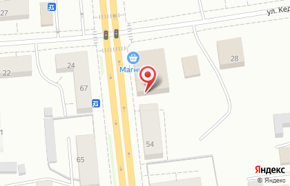 Магнит на улице Кедрова на карте