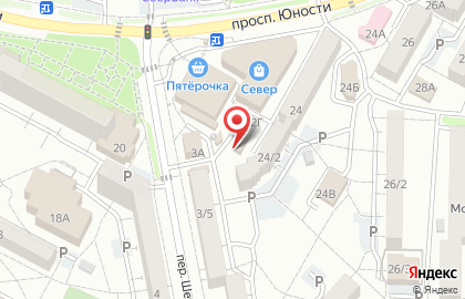 Магазин разливного пива Пивторг на проспекте Юности на карте