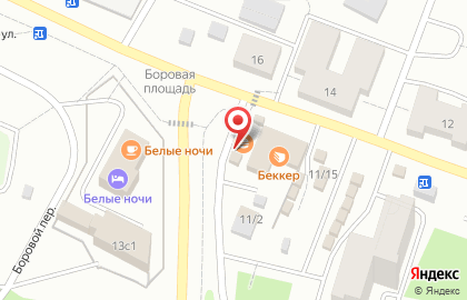 Киоск по продаже рыбы на Боровой улице на карте