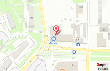 Супермаркет Магнит в 3-м микрорайоне на карте