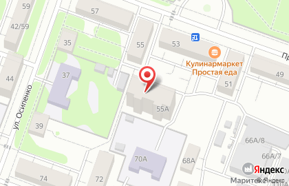 Частный детский сад Пряничный на Пролетарской улице на карте
