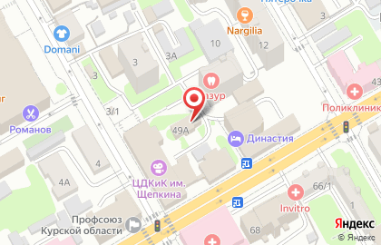 Лада на улице Дзержинского на карте