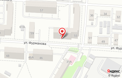 Мастерская по ремонту одежды на улице Фурманова на карте