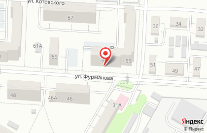 Мастерская по ремонту одежды на улице Фурманова на карте