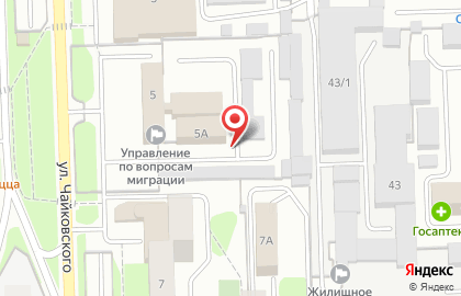 Охрана МВД России, ФГУП на улице Чайковского на карте