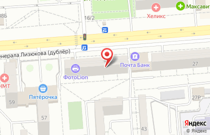 Салон красоты Форма на улице Генерала Лизюкова на карте