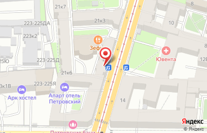 Кофейня Coffee Moose на Старо-Петергофском проспекте на карте