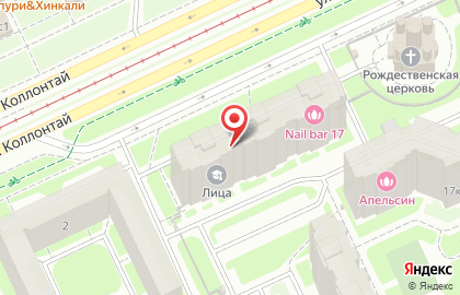 Агентство недвижимости Альмас на проспекте Большевиков на карте