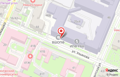 Магазин Штрих в Нижегородском районе на карте