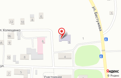 Детский сад №20, пос. Северный Рудник на карте