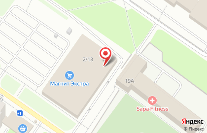 Сеть строительных гипермаркетов Метрика на Индустриальной улице на карте