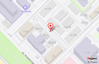 компания Россети Московский регион на Ломоносовском проспекте на карте