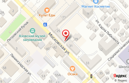 Газета Читай-Теленеделя на Московской улице на карте
