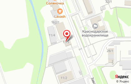 Фирменный магазин пива Хадыжи Плюс на Заводской на карте