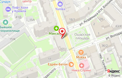 Официальный дилер Керхер Карекс в Нижегородском районе на карте