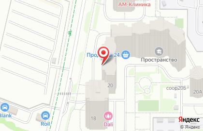 Строящиеся объекты, ГК Пик на карте