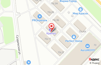 Торгово-монтажная компания Алстрой на Суздальской улице на карте