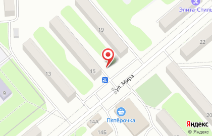 Точка по продаже питьевой воды Губернский колодезь на улице Мира на карте