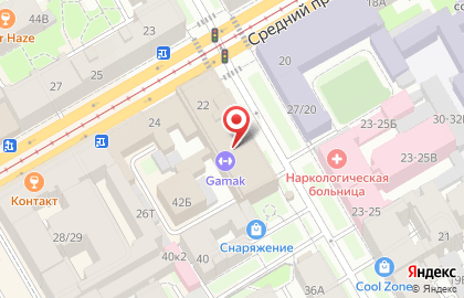 Банно-оздоровительный комплекс Василеостровские бани в Василеостровском районе на карте