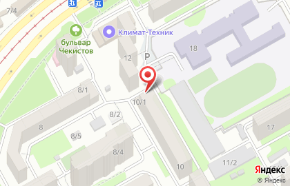 Магазин Зеленый на проспекте Чекистов на карте