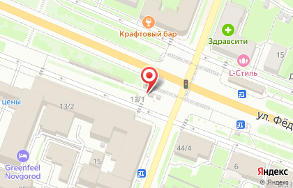 Киоск Лактис на Большой Московской улице, 13/3 киоск на карте