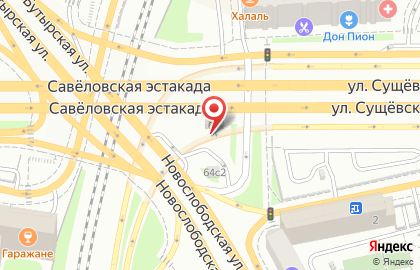 Автосервис Shell на Новослободской улице на карте